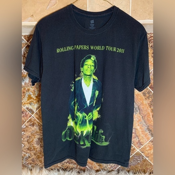 Other - WIZ KHALIFA ROLLING PAPERS WORLD TOUR 2011 BAND TEE Size Large